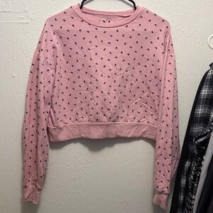 PLAYBOY Pink Top with Black Logo